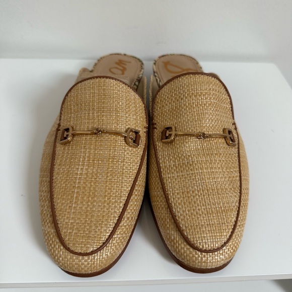 Sam Edelman Linnie Bit Mule Bleached Beechwood Tan Brown Women’s Size 9W - Picture 2 of 10